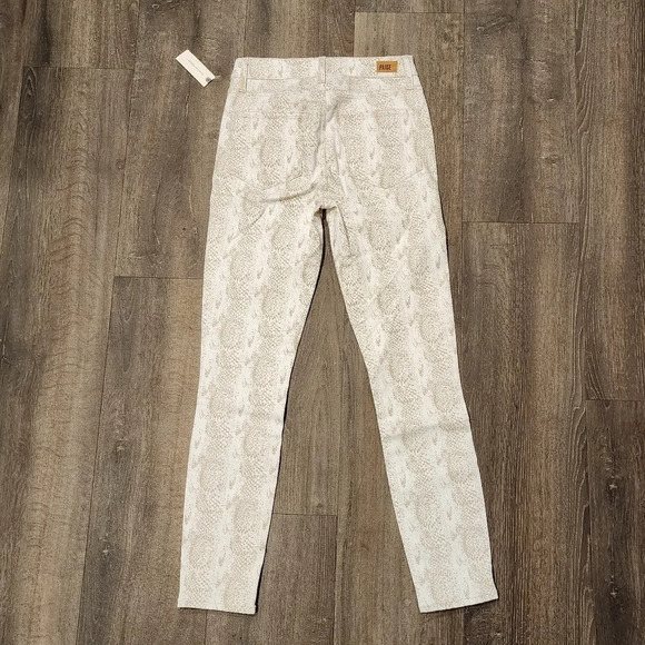 *NWT* Anthropologie Paige Hoxton Ankle Snakeskin Print Skinny Jean - Picture 5 of 6
